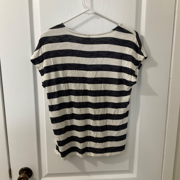 BNWT silver icing navy/white striped tee - Picture 3 of 4